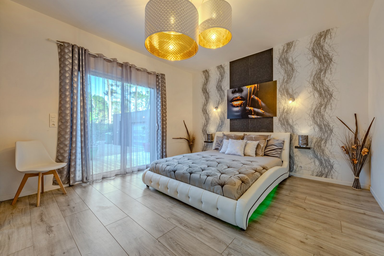 Chambre parentale 2 · lit king size, terrasse privative